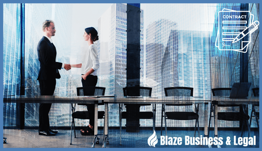 Entering into a Contract Blaze Business Legal